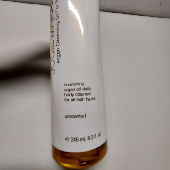 JOSIE MARAN "DECADENT BLISS" NOURISHING ARGAN CLEANSING DAILY BODY OIL UNSCENTED - Picture 4 of 11